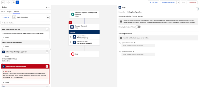 Salesforce Flow Approval Processes: Winter ’26 Updates and Guide 19 debugging flow