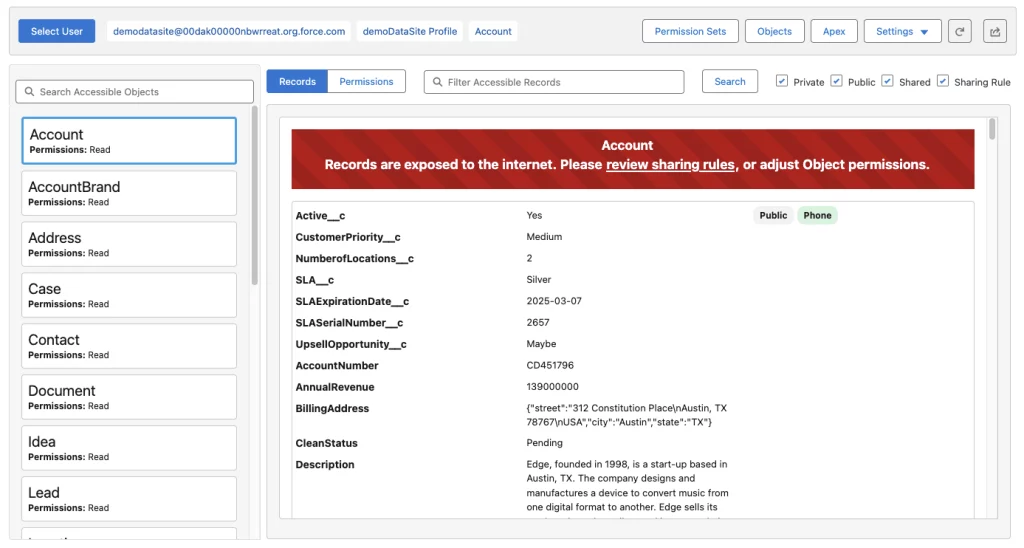 How Salesforce Permissions Can Expose or Protect Data 8 Access Viewer