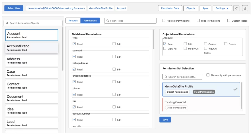 How Salesforce Permissions Can Expose or Protect Data 9 select user
