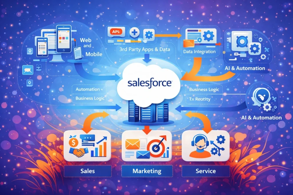 What Challenges Do Nonprofits Face Using Salesforce in 2025? 3 salesforce platform architecture and system workflow design