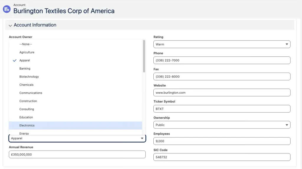 What Is Customize Application Permission in Salesforce? Guide 1 input account information